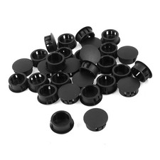20 pezzi, in plastica, con fori di fissaggio, da 20 mm, 24 mm x 10 mm