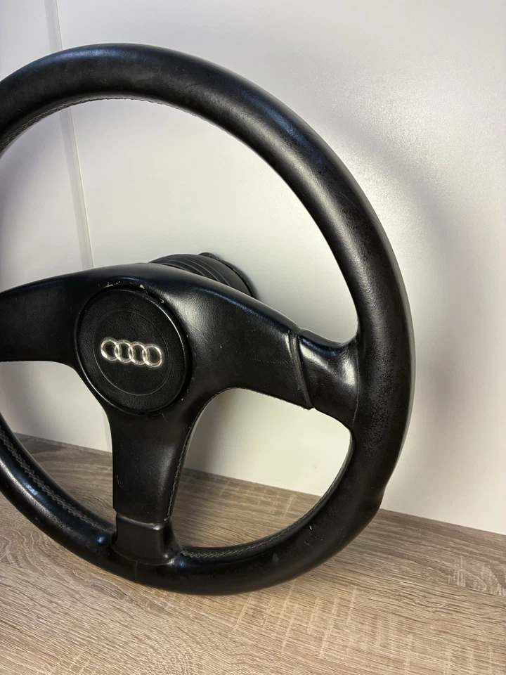 Volante Audi Nardi – Couro Original S2 S4 90 200 C4 C3  - Imagem 3 de 4