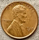 1938-S   Lincoln Wheat Cent - [AU] About Uncirculated - San Francisco Mint ~C142