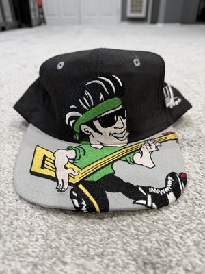 Unreleased Sample NJ ROCKIN ROLLERS Roller Hockey RHI Big Log Hat Never Sold!