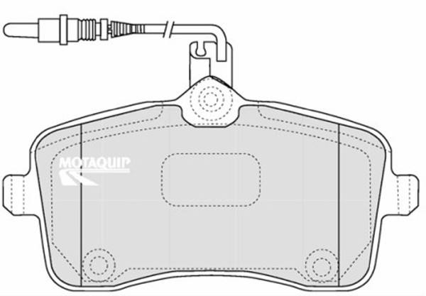 Motaquip Bremsbelagsatz Scheibenbremse LVXL1161 FüR Peugeot 407 SW Hdi 110 16V-image
