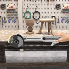 1/4in Long-Handle Metal Pneumatic Air Angle Edge Die Grinder Polisher Machine US