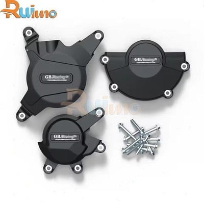 Motorabdeckungen Für HONDA CBR600RR 2007-2023 Motorabdeckung Schutzhülle Schwarz