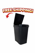 Mainstays Kitchen Trash Can, 7.6 Gallon Plastic Garbage Bin with Touch Top Lid,