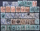 US Stamp Collection 1869-1887 Lot of 39 Scott # 114/213 Used
