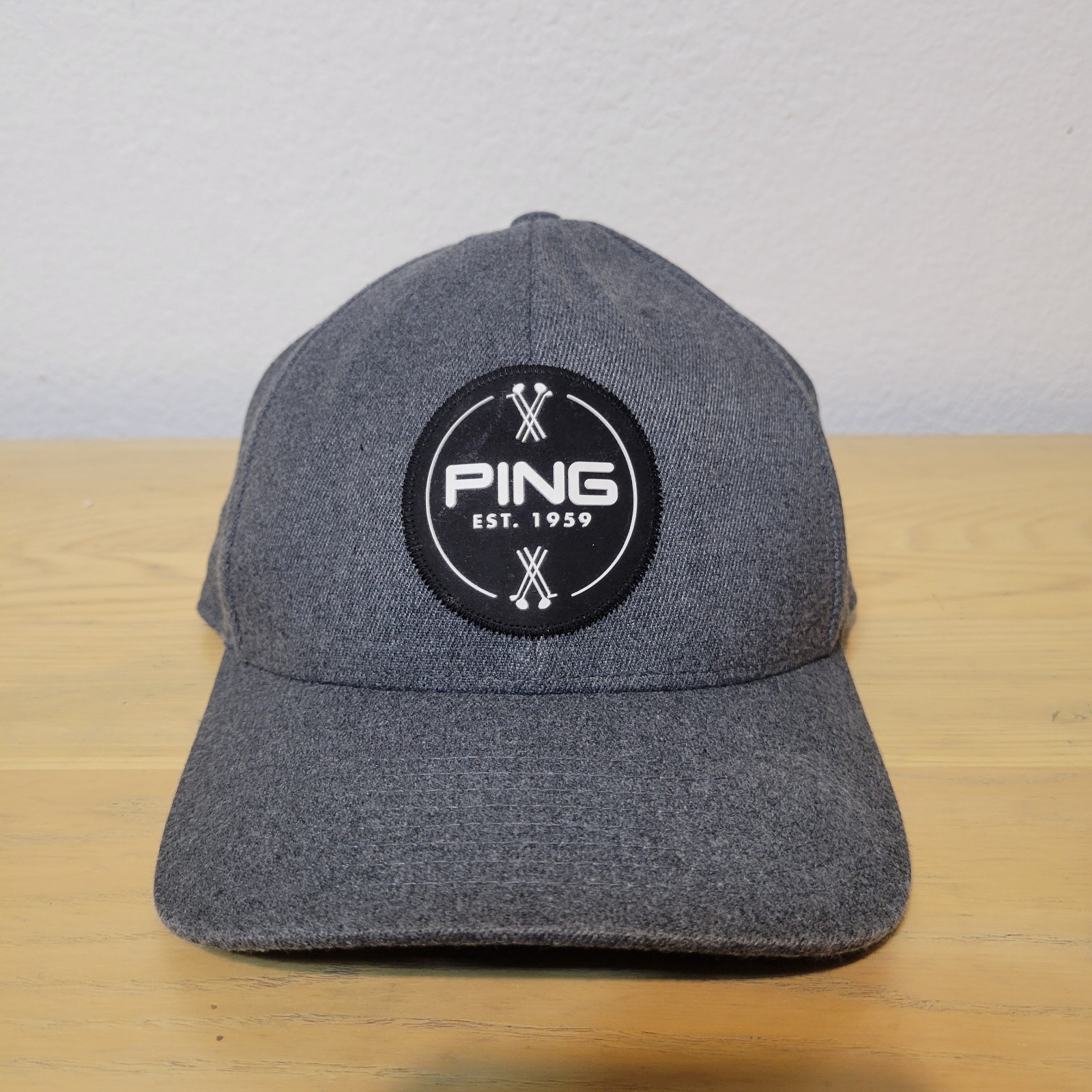 Ping Patch Gray/Mesh Golf Hat Cap Adjustable Snap… - image 2