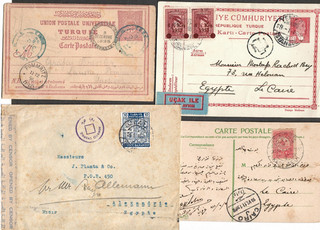 TURKEY 1896/1939 LOT OF POSTAL HISTORY ITEMS