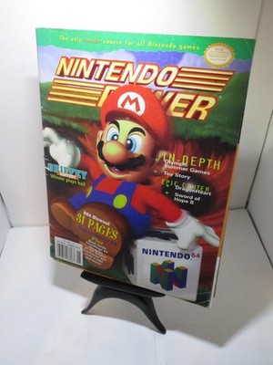 Nintendo Power Magazine Vol 85 June 1996 Super Mario 64 w/ Marvel Ironman Poster