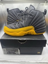 Size 3Y - Air Jordan 12 Retro Black University Gold PS Worn Once 151186-070
