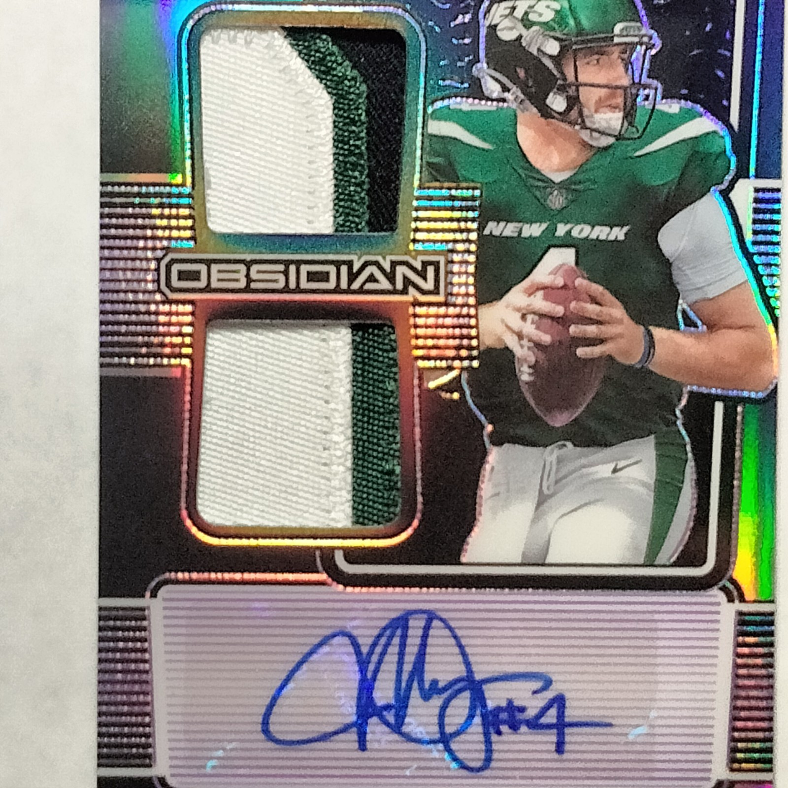 2020 Panini Obsidian - Rookie Jersey Ink James Morgan SP# /40 (AU, MEM, RC)