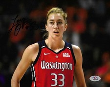 Lucy Olsen Washington Mystics USA WNBA Signed Auto 8x10 Photo PSA DNA #2