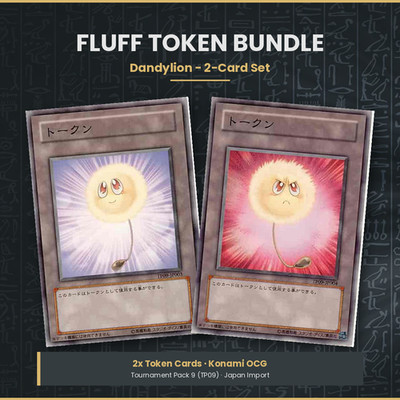 Yu-Gi-Oh! OCG - Dandylion / Fluff Token Bundle (Weiß + Rot)