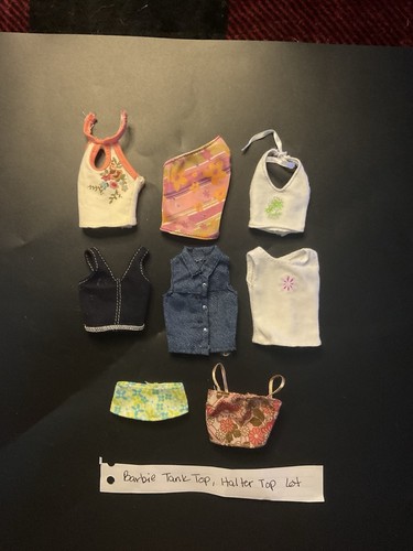 Vintage Barbie Tücher Tank Tops & Neckholder Tops Konvolut siehe Beschreibung