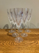 Excellent Set of 6 Stuart Crystal  Shaftesbury Champagne Flute Glasses 21cm