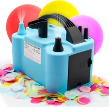 Balloon Pump Hand Held, Inflator Air Pump for Balloons - 2Way Dual Action, Frien