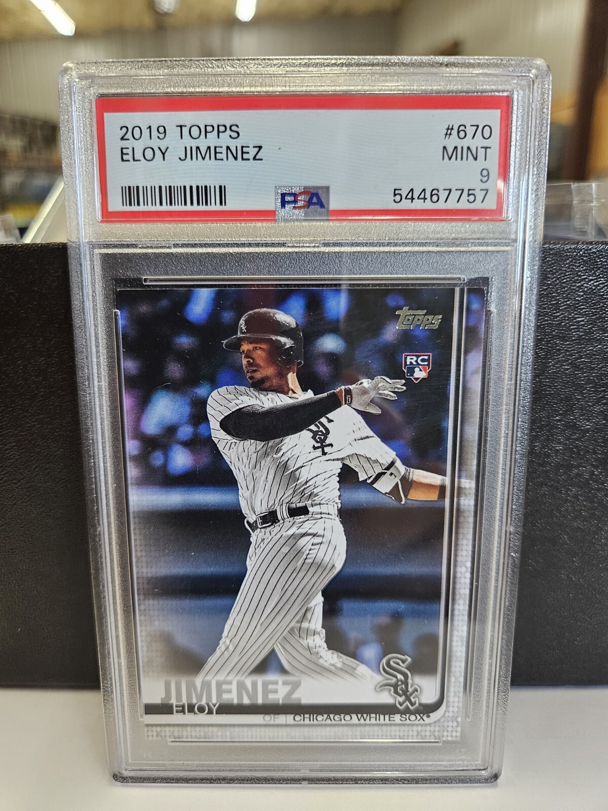2019 Topps Series 2 Eloy Jimenez Rookie Card RC #670 PSA 9 White Sox
