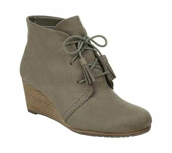 Mujer DR. Scholl's Dakota Cuña Botín De Microfibra Oliva Mujer DR. Scholl's Dakota Cuña Botín De Microfibra Oliva