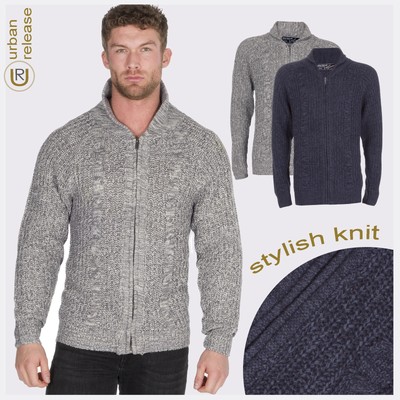 mens zip up cardigan uk