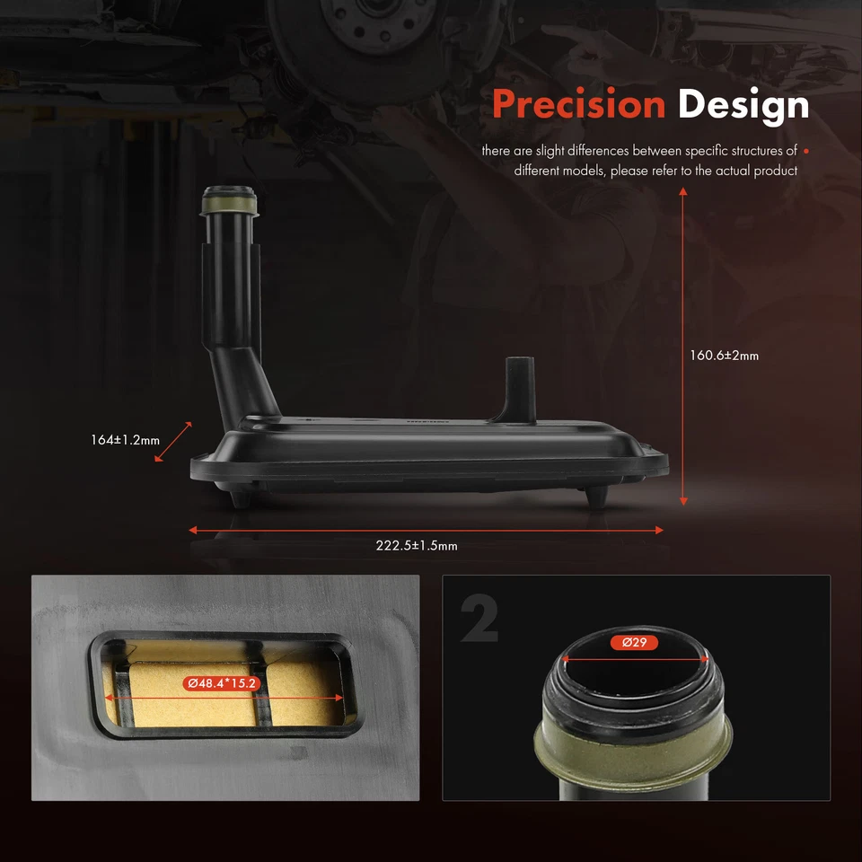 Filtro de transmisión automática para Chevrolet Camaro Impala Cadillac STS SRX XLR Foto 4 de 4