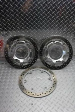 2007 HONDA ST1300 REAR/FRONT BRAKE ROTORS RR-(6.85MM) FL-(5.02MM) FR-(5.07MM)