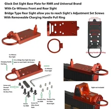 Optic Mounting Platform Plate Base Mount F RMR  & Universal Dot Sight Fits Glock