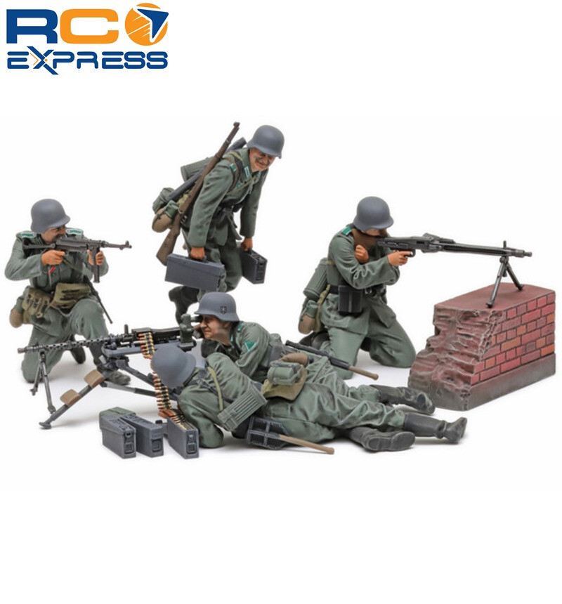 MGC P-38 militärish modell Tamiya 1/35 German Machine Gun Team Set Mid-WWII Plastic Model Kit