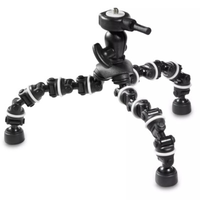 Walimex 17641 Dreibein Stativ Multiflex Stativ Tisch Stativ Mini Stativ 16,5cm