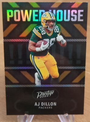 2023 Prestige Power House Insert AJ Dillon Green Bay Packers
