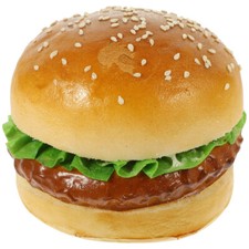 Pu Burger Model Artificial Fake Bread Simulated Hamburger Photo Prop