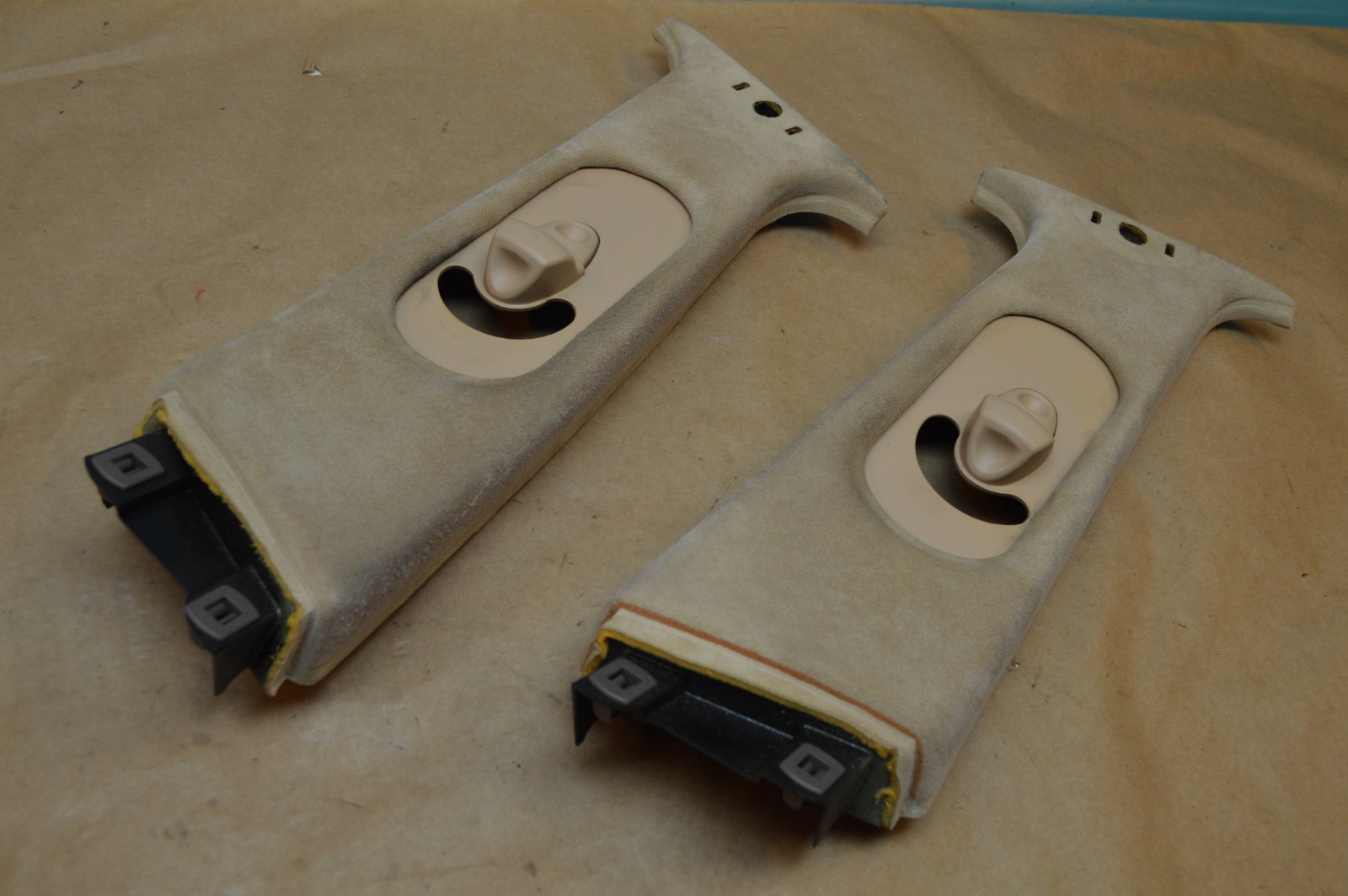2006 M139 MASERATI QUATTROPORTE A, B,C PILLARS  LEFT & RIGHT SET OF  6 SUEDE 