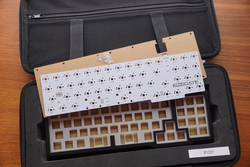 Elongate Custom Mechanical Keyboard Kit, Black - Mini 1800, VIA/QMK (E1227)