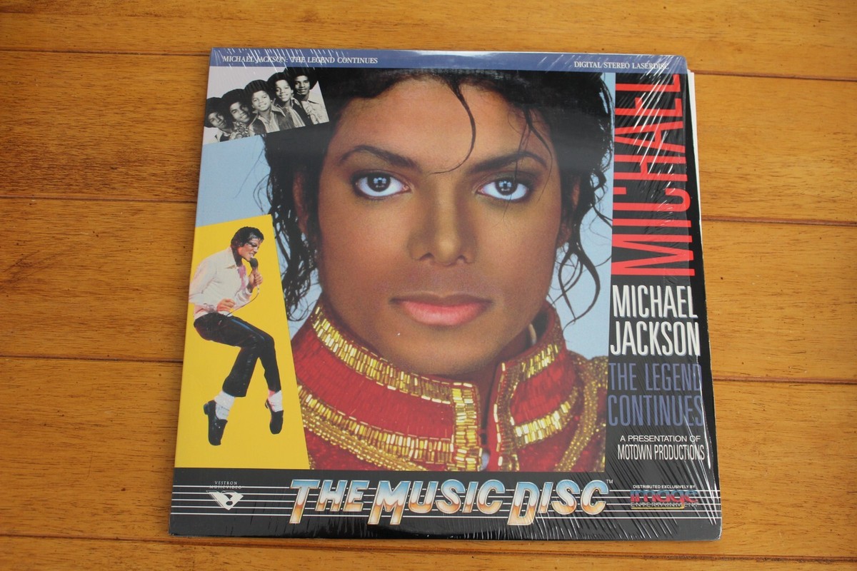 MICHAEL JACKSON THE LEGEND CONTINUES LASERDISC LD **VERY