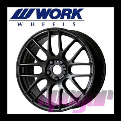 WORK EMOTION M8R WHEEL (1pcs) 19 inch 8.5J 45 5H 114.3 Matt Black 