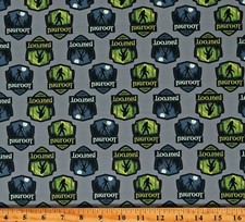 Cotton Bigfoot Legends of the National Parks Logos Fabric Print by Yard D469.39