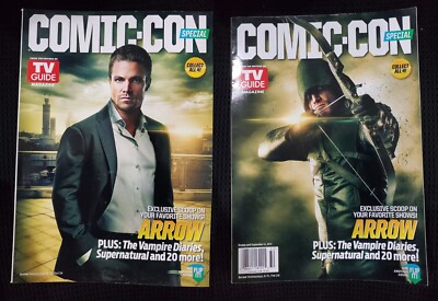 Arrow 2013 SDCC San Diego Comic Con Exclusive 2-Cover TV Guide NEW