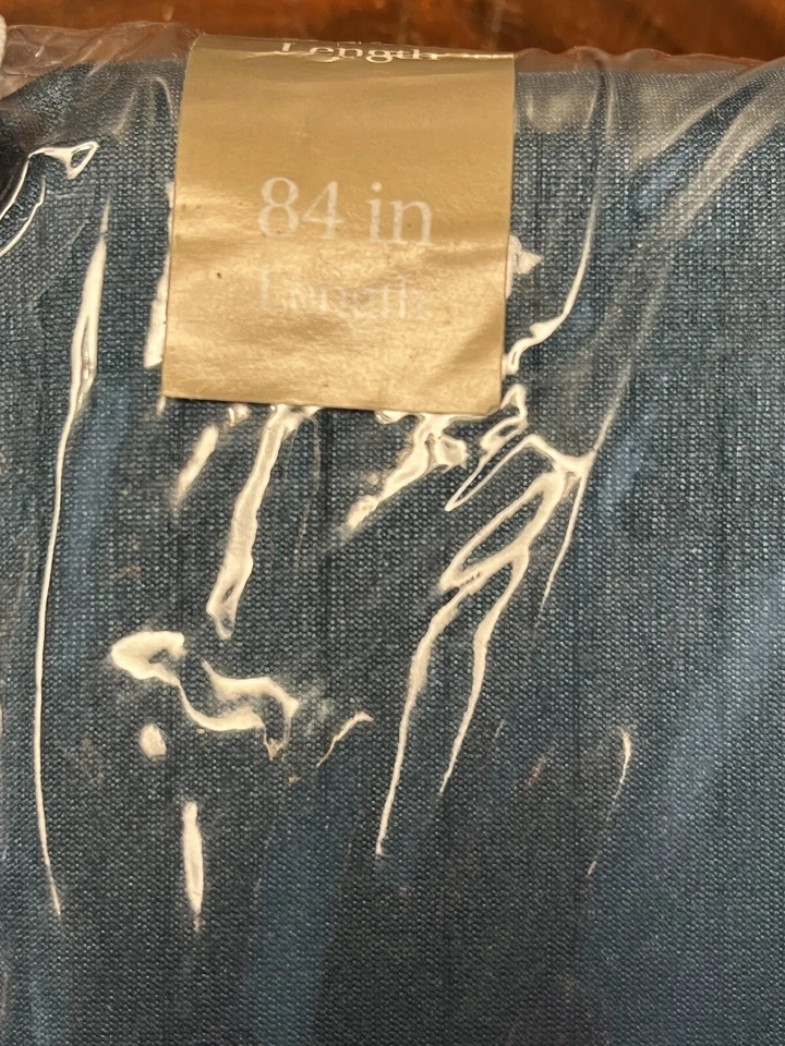 JC Penney ROYAL VELVET Plaza Grommet Panel BLACKOUT 50x 84”Stargazer - Image 4 of 4