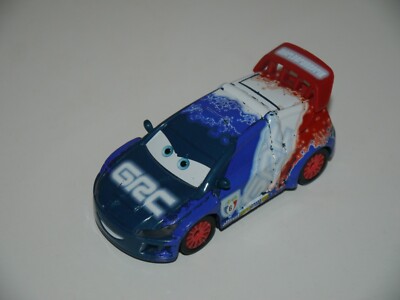 Disney Pixar Cars Neon Racer Raoul Caroule #6 WGP Racer Lights