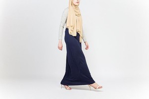 ponte maxi skirt