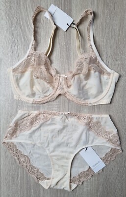 Ensemble Lingerie Marie Jo Soutien-gorge 90C Triangle Armatures Et Culotte 38