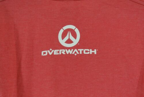 Rikimaru Ramen T-Shirt Red Heather Overwatch Blizzard Entertainment Mens M L NEW - Picture 5 of 6