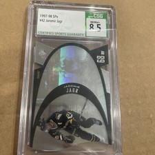 1997-98 UPPER DECK SPX SILVER JAROMIR JAGR CSG 8.5 Graded Insert # 42 Penguins