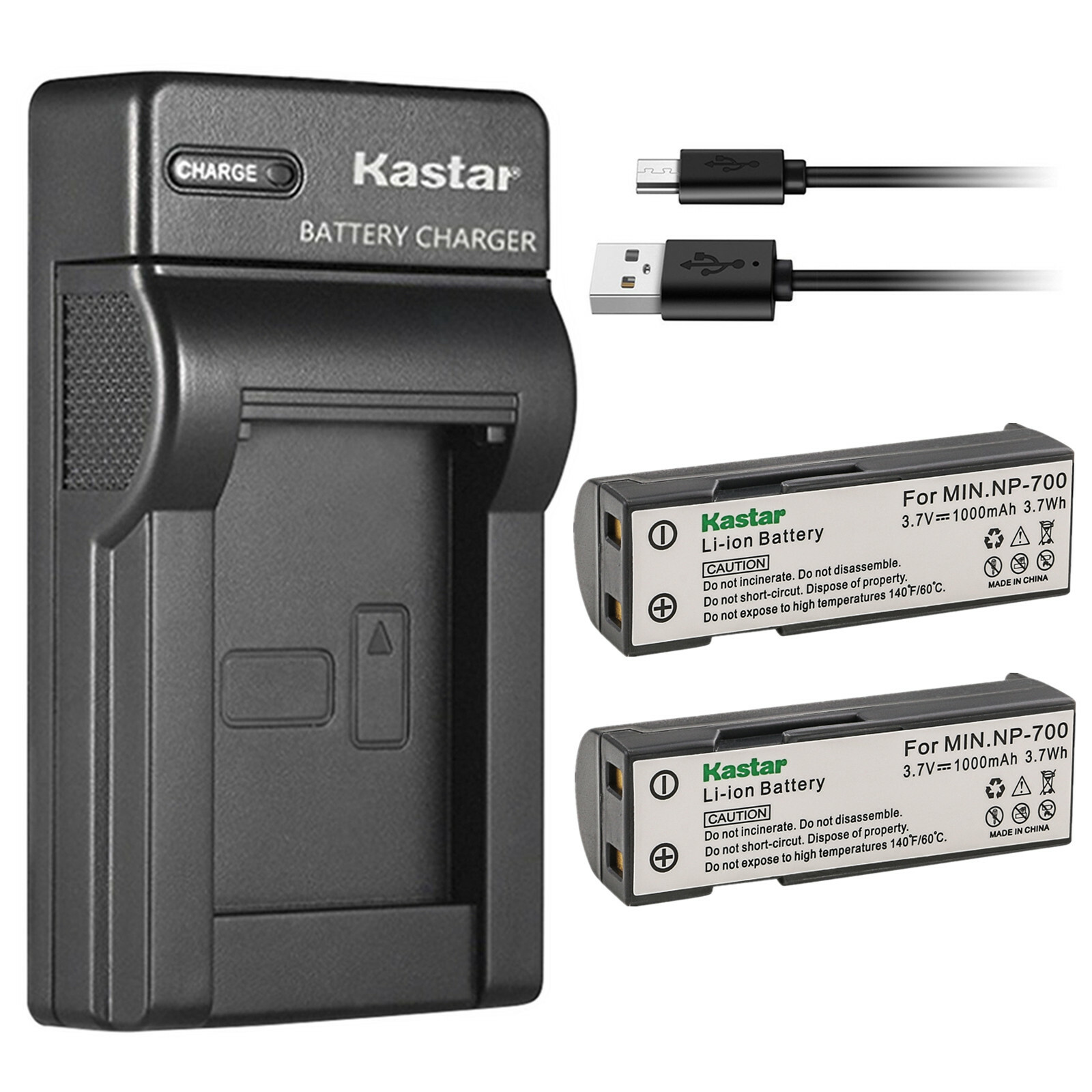 Kastar Battery Slim USB Charger for Pentax DLI72 DLI72 Pentax Optio