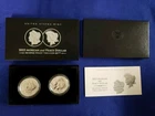 2023 Morgan and Peace Silver Dollar Two-Coin Reverse Proof Set US Mint Box & COA