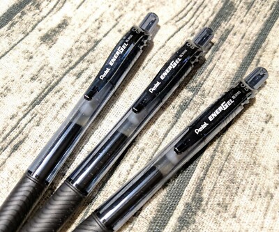 Pentel Gel Pen – Retractable Mit 0,5 Mm Feiner Nadelspitze & Schwarzer Tinte, Ideal Zum Schreiben