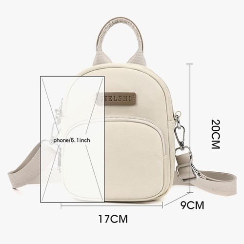 Maillard Style Shoulder Bag Solid Color Handbag Portable Crossbody Bag - Picture 2 of 20