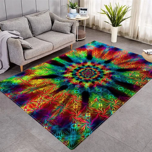 Retro Floral Patchwork Floor Rug Soft Door Mat Anti-slip Living Bedroom Carpet 2 - Picture 13 of 25