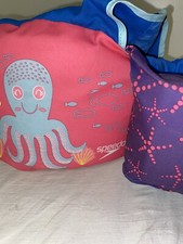 Speedo Child Flotation Device 30-50 lbs. Octopus Life Jacket Pink US Coast Guard