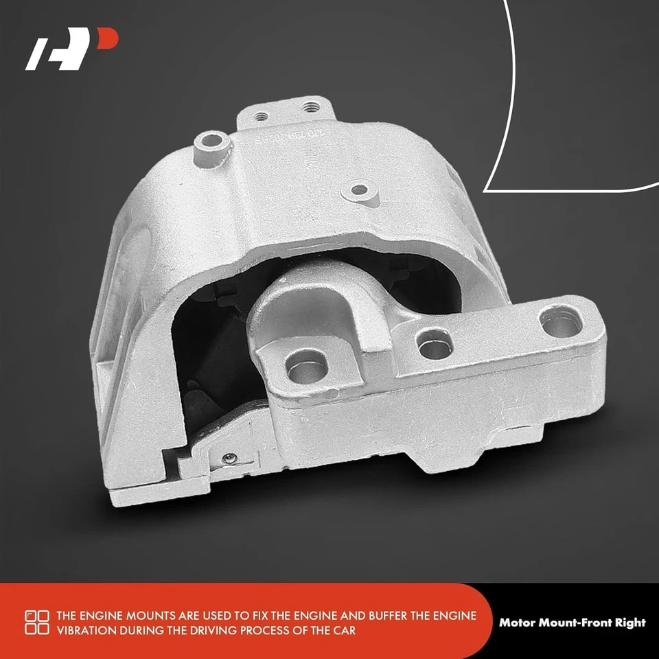 Juego de montaje de motor y transmisión de 3 piezas compatible con Volkswagen Foto 4 de 4