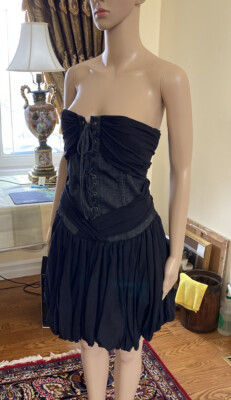 Authentic Just Cavalli Designer Sexy Dress Size 44 New $1,000