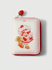 Strawberry Shortcake Licensed Gift Women's Girls Kawaii Cute Mini Zipper Wallet